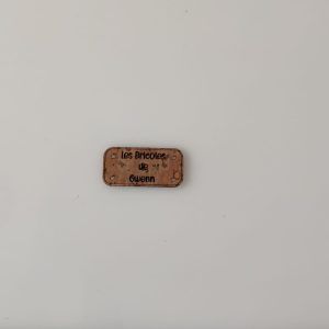 Étiquette tissu liège personnalisée 40mm x 20mm ou 50mm x 20mm et carré 30mm x 30mm, 35mm x 35mm ou 40mm x 40mm